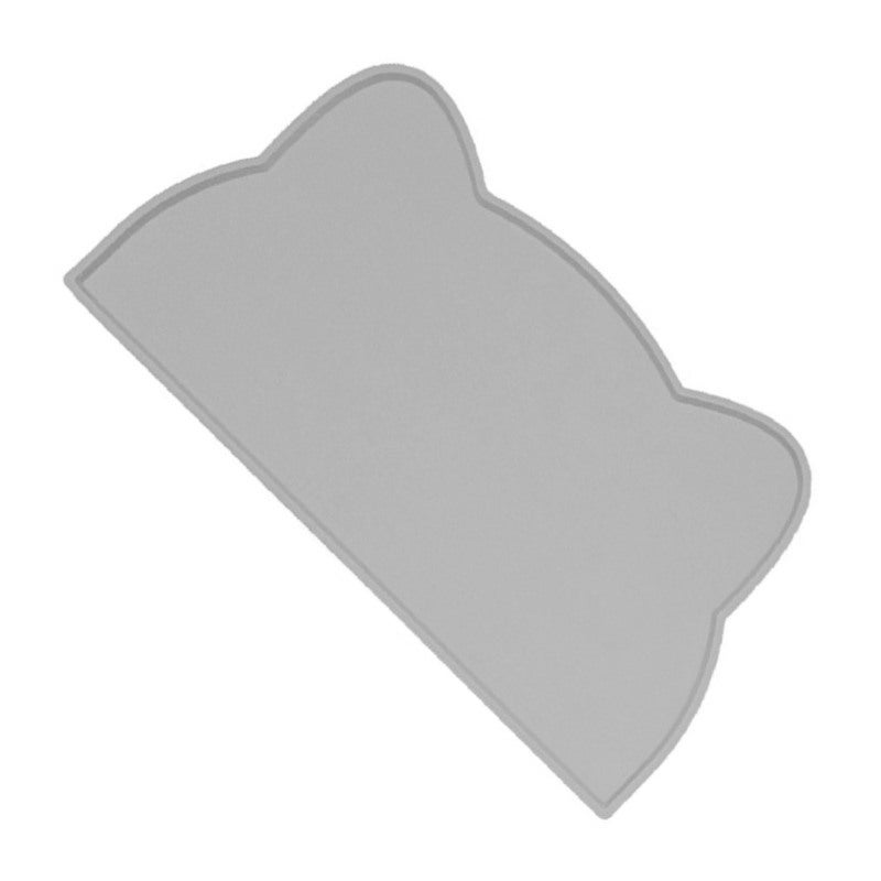 Cat Bowl Mat 17.3 X 9.8 Inches Large Size Soft Silicone - Raised Edge Spill Proof Pet Food Mat for Kitchen Floor - Image 2