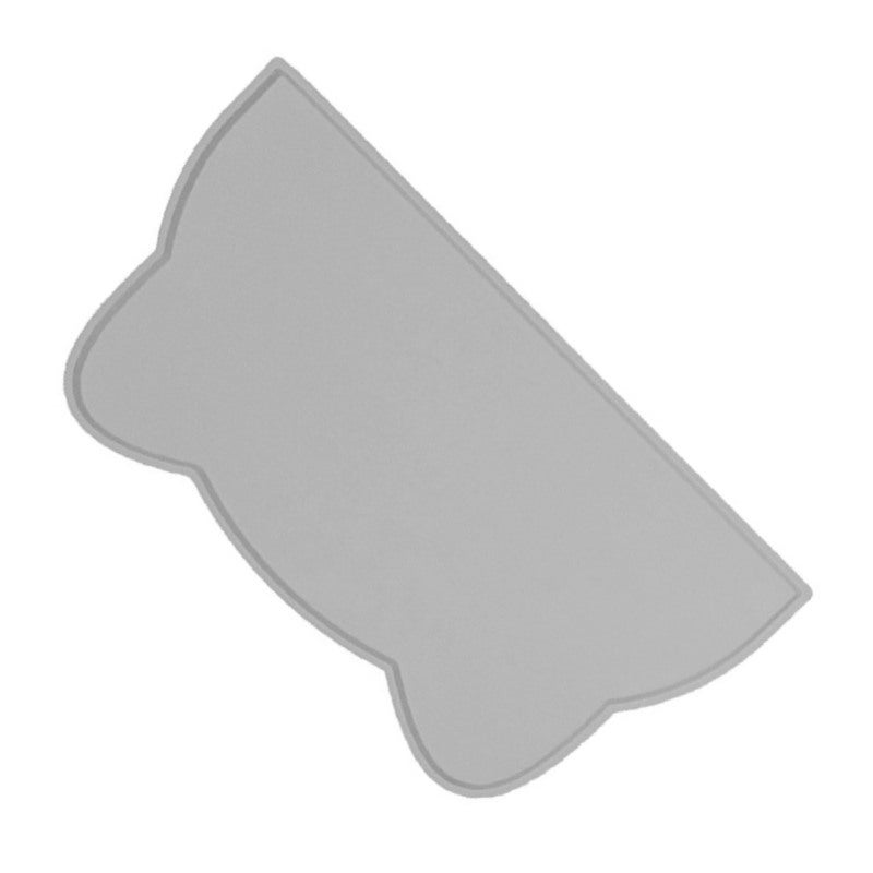 Cat Bowl Mat 17.3 X 9.8 Inches Large Size Soft Silicone - Raised Edge Spill Proof Pet Food Mat for Kitchen Floor - Image 4