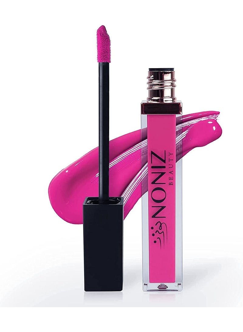 NONIZ BEAUTY NONIZ Liquid Lipstick Matte Finish - Waterproof Highly Pigmented 10 Lip Shades - Velvety Liquid Lipstick (Azalia Petal 42) - Image 1