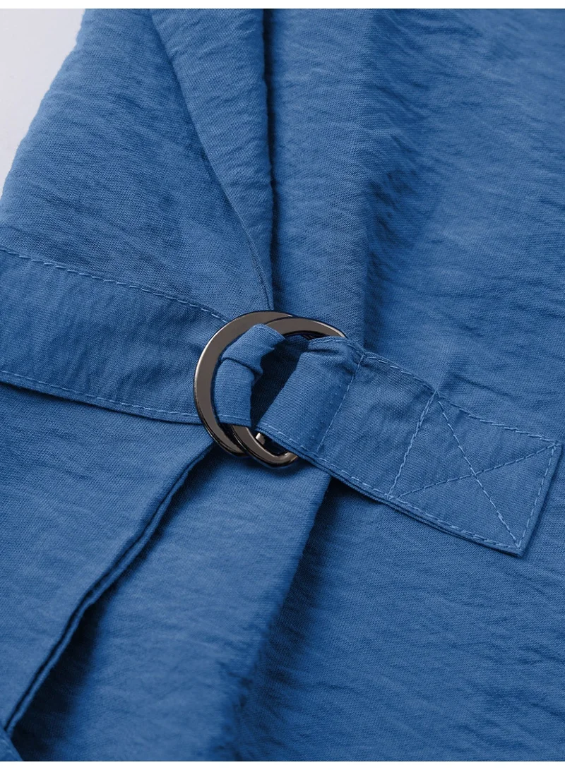 The Souled Store  Buckle Shirt: Cobalt for Women | Best Price UAE