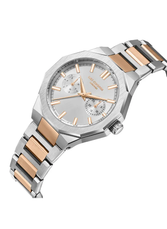 Lee Cooper Lee Cooper LC08019.530 Women's Multi Function Display Watch & Metal Strap Silver