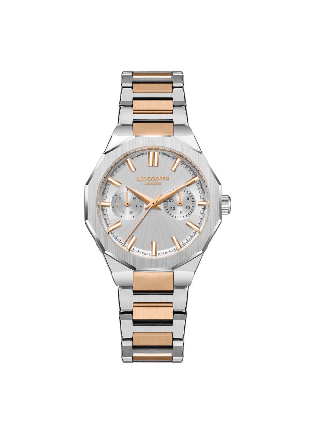 لي كوبر ساعة نسائية معدنية متعددة الوظائف . -  مم - Image 1