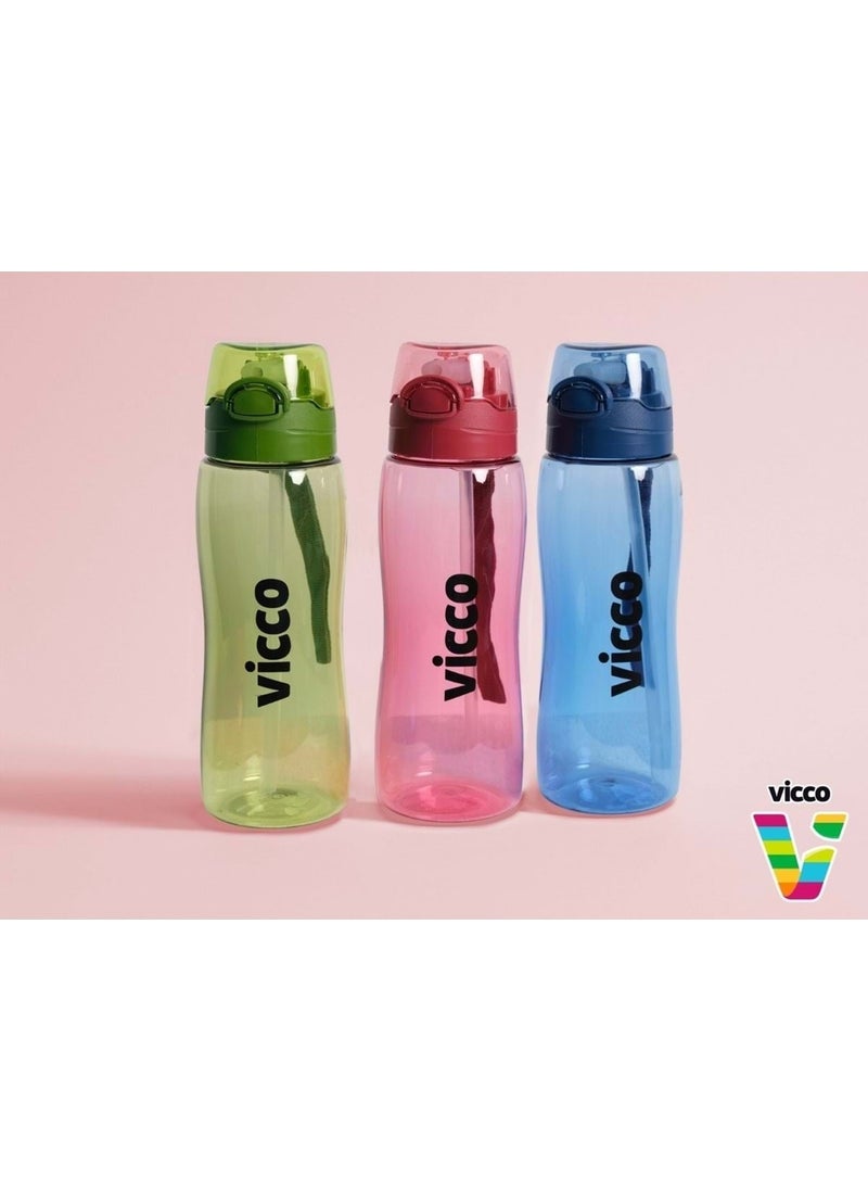 VICCO Water Bottle Locking Lid Tritan Bottle Water Bottle 750 ml  - Image 2