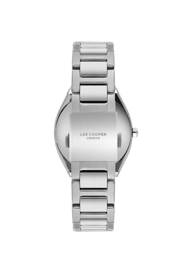 Lee Cooper Lee Cooper LC07985.350 Women Analog Display Watch & Metal Strap Silver  - Image 3