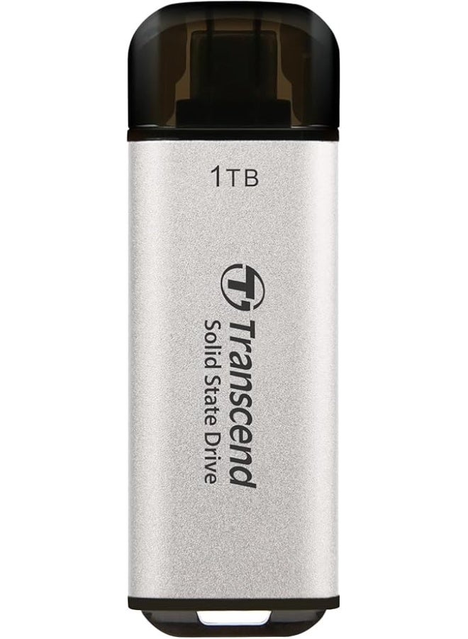 Transcend11 Transcend New ESD300 1TB External Portable SSD - Up to 1,050 MB/s, Compatible with Type-C Laptops, MacBook M1/M2/M3/M4, iPhone 16 Pro Max, Samsung & Microsoft Surface - Image 2