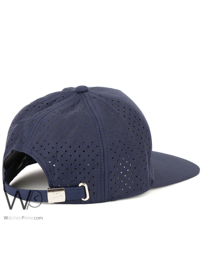 NIKE ORIGINAL Nike Snapback hip hop Cap Navy Blue Color Cotton Hat For Men  - Image 2