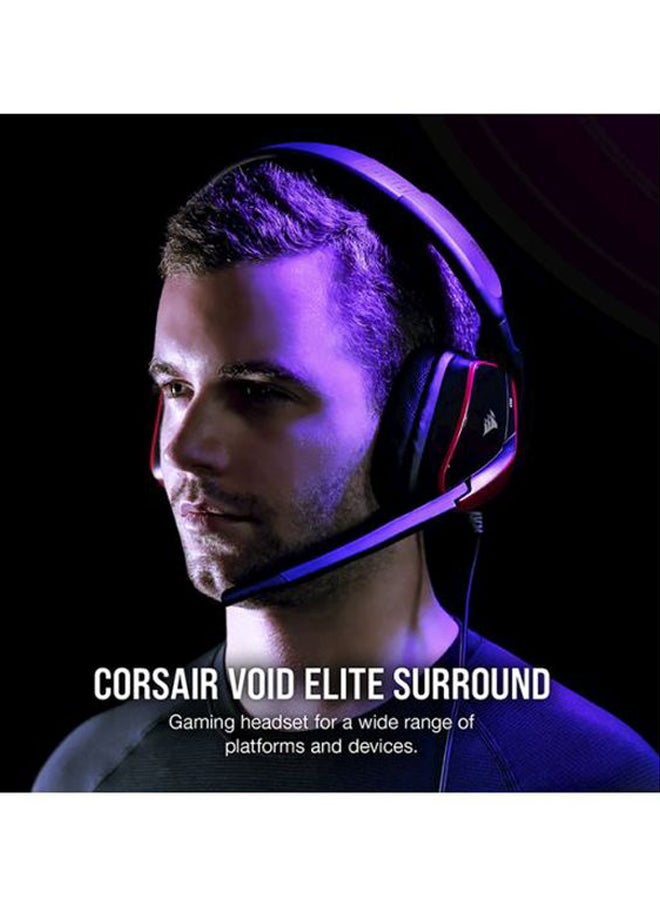 CORSAIR Elite Surround Premium Gaming Headset with 7.1 Surround Sound - Works with PC, Playstation 4, Xbox one, Switch - Image 4