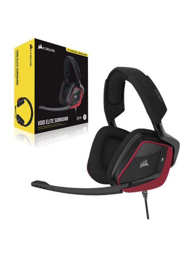 CORSAIR Elite Surround Premium Gaming Headset with 7.1 Surround Sound - Works with PC, Playstation 4, Xbox one, Switch - Image 1
