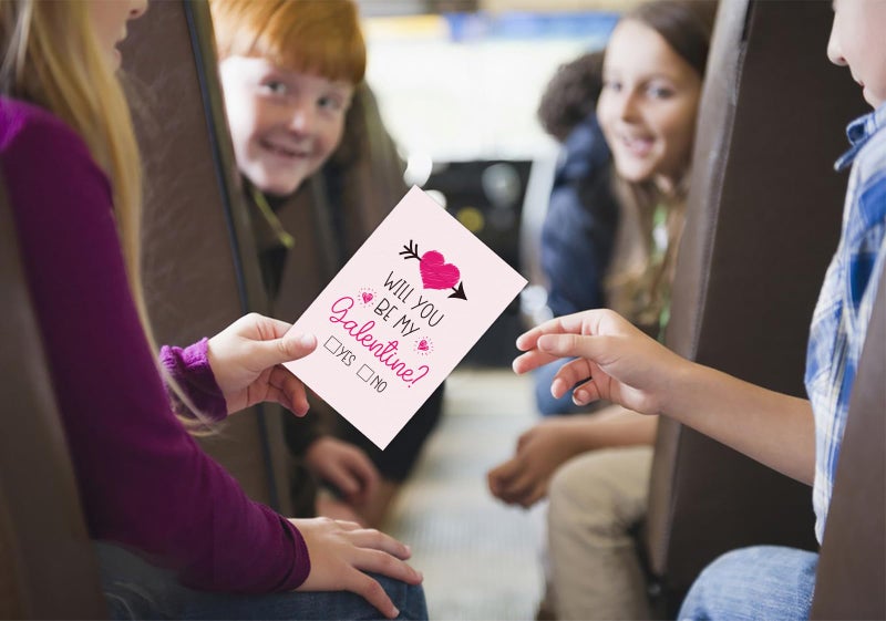 D4DREAM Happy Galentines Day Cards for Her Will You Be My Galentines Valentines Greeting Card for Friends Best Friend Pink Love Card Happy Galentines Gifts Card with Envelope for Friends Girl Women - Image 4