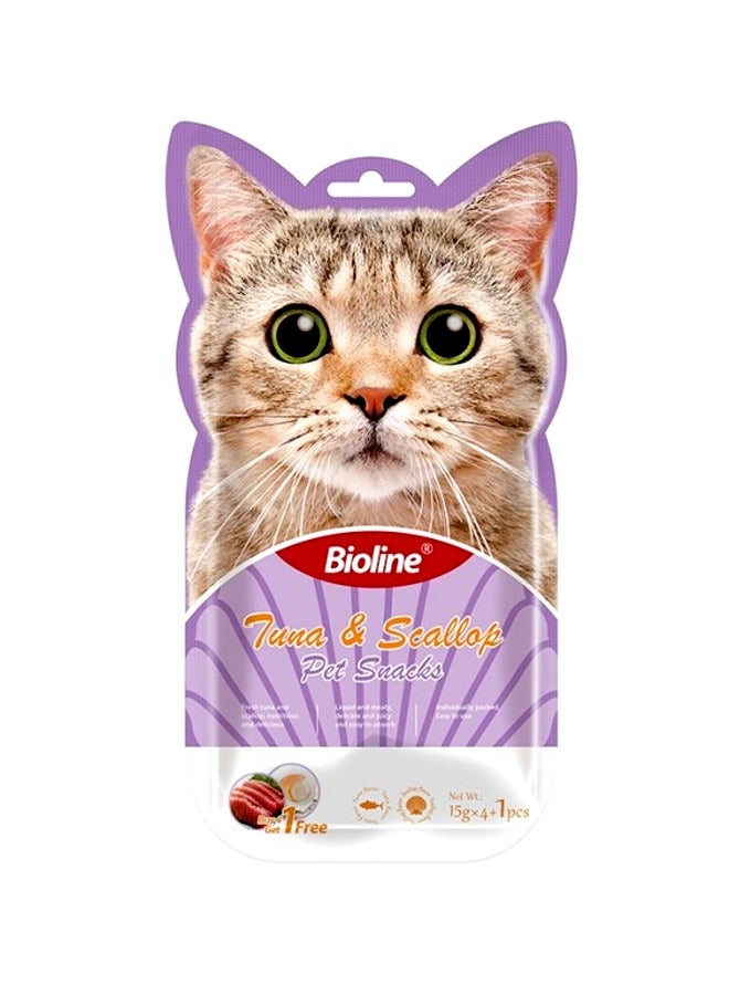 Bioline Cat Treats Tuna and Scallop - 15 G