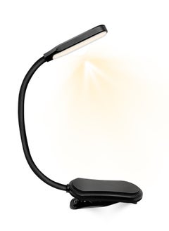 WinHolder 7 LED Reading Light, Book Light 3 Eye-Protecting Modes Book Lamp - Stepless Dimming, Rechargeable, Long Battery Life,  Flexible Clip on Book Light  - Image 2