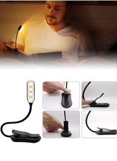 WinHolder 7 LED Reading Light, Book Light 3 Eye-Protecting Modes Book Lamp - Stepless Dimming, Rechargeable, Long Battery Life,  Flexible Clip on Book Light  - Image 5