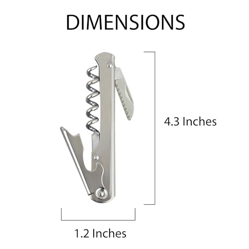 Fante's Fantes Classic Waiter’s Corkscrew, Made in Italy, The Italian Market Original since 1906 - Image 3