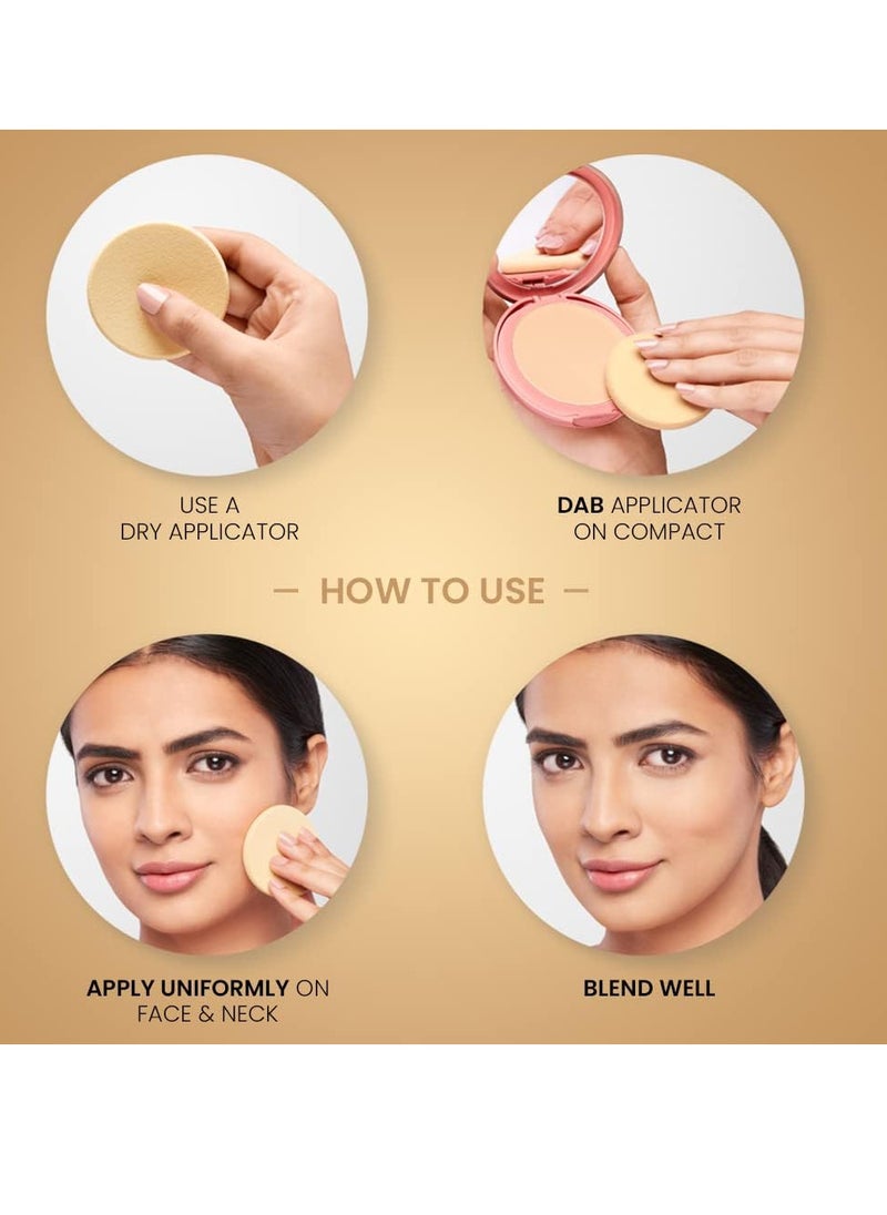 LAKME - 9 To 5 Primer + Matte Powder Foundation Compact, Ivory Cream, For Long Lasting Coverage, Concelas Fine Lines And Blemishes, 9 G - Image 1