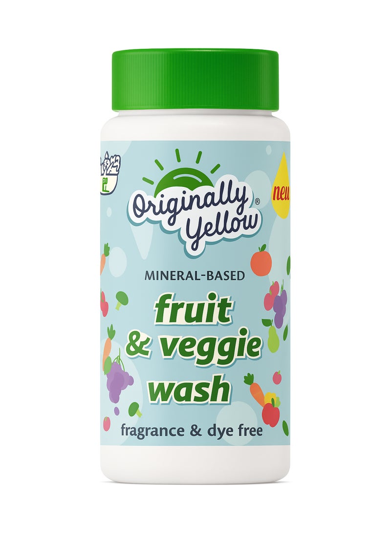 Originally Yellow Fruit And Veggie Wash 453g - Image 1