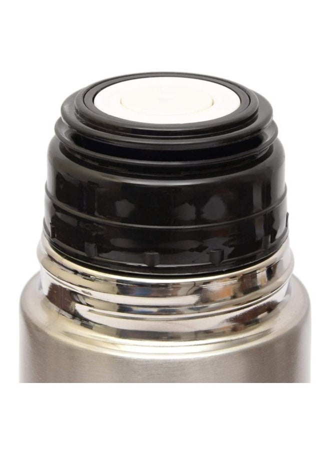 NIBEMINENT Stainless Steel Vacuum Flask With Case Silver/Black - Image 3