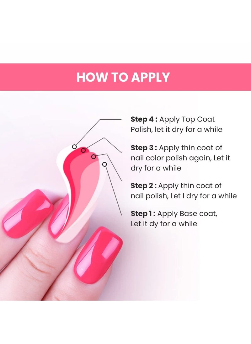 VERYMISS Verymiss Premium Non UV Gel Nail Polish 6 ml 236 Trendy Peach  - Image 3