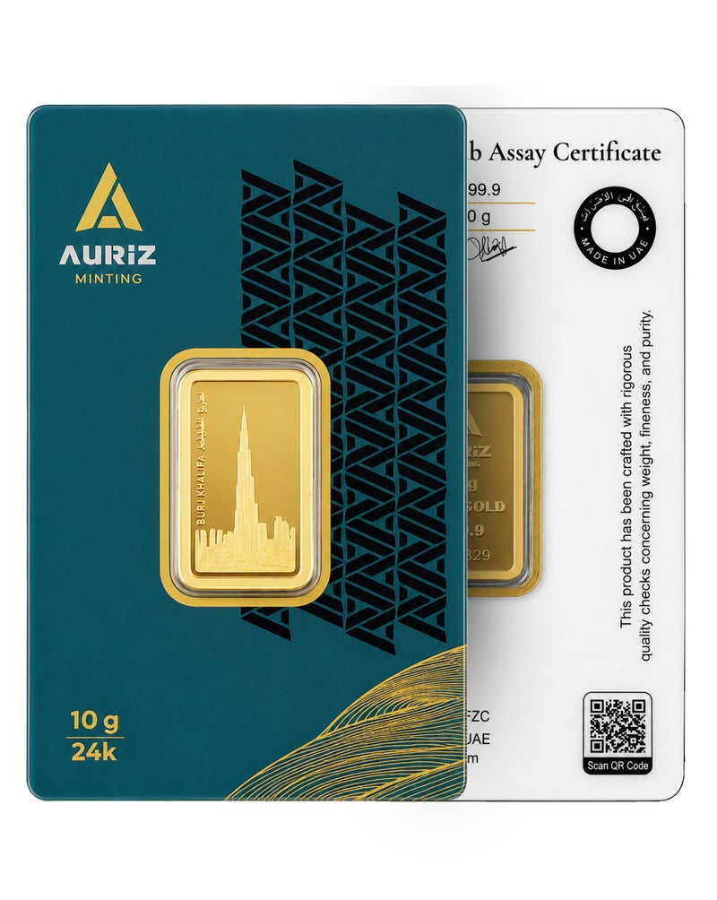 Auriz Minting 10gm 24K Investment Gold Bars(With invoice) - Image 5