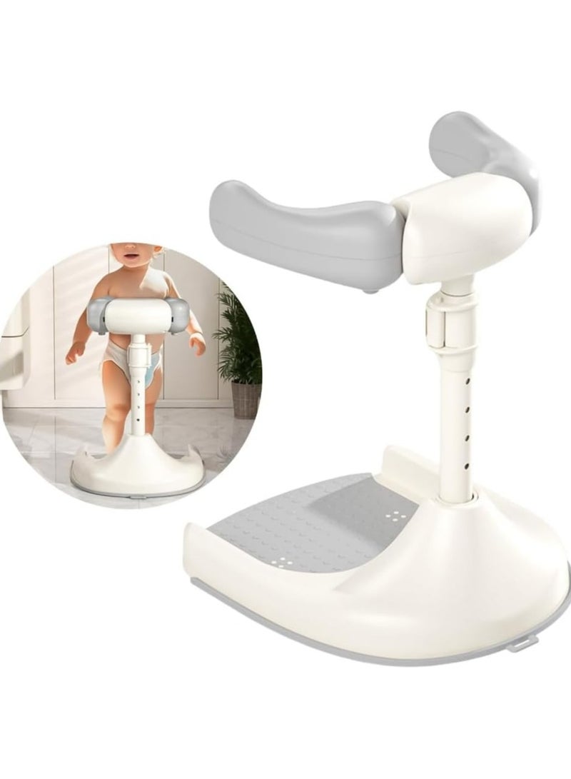 متجر الفرح حامل استحمام محمول قابل للتعديل للأطفال الرضع قابل للطي، دعامة استحمام للأطفال، حوض استحمام للأطفال الرضع، حوض استحمام للأطفال الرضع، كرسي استحمام للأطفال الرضع، حامل استحمام للأطفال الرضع قابل للطي مع قاعدة مضادة للانزلاق، مساعد استحمام قابل للتعديل - Image 4