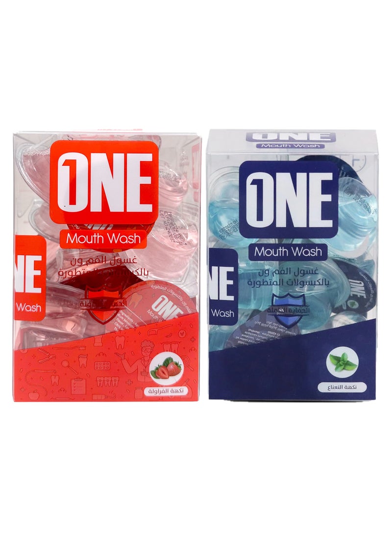 One 2-Piece One Mouth Wash 2*15 ml - Image 1