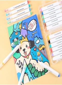 Giorgione 48-Color Acrylic Marker Set – Essential Markers for Vibrant Artwork and Crafts  - Image 2