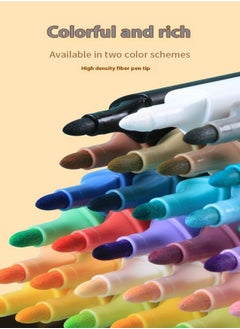 Giorgione 48-Color Acrylic Marker Set – Essential Markers for Vibrant Artwork and Crafts  - Image 3
