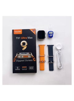 Haino Teko T91 Ultra Max Compass Smart Watch – Biggest Screen, Waterproof, Dual Strap Design, with Free Gift – Premium Fitness Tracker for Men & Women  - Image 3