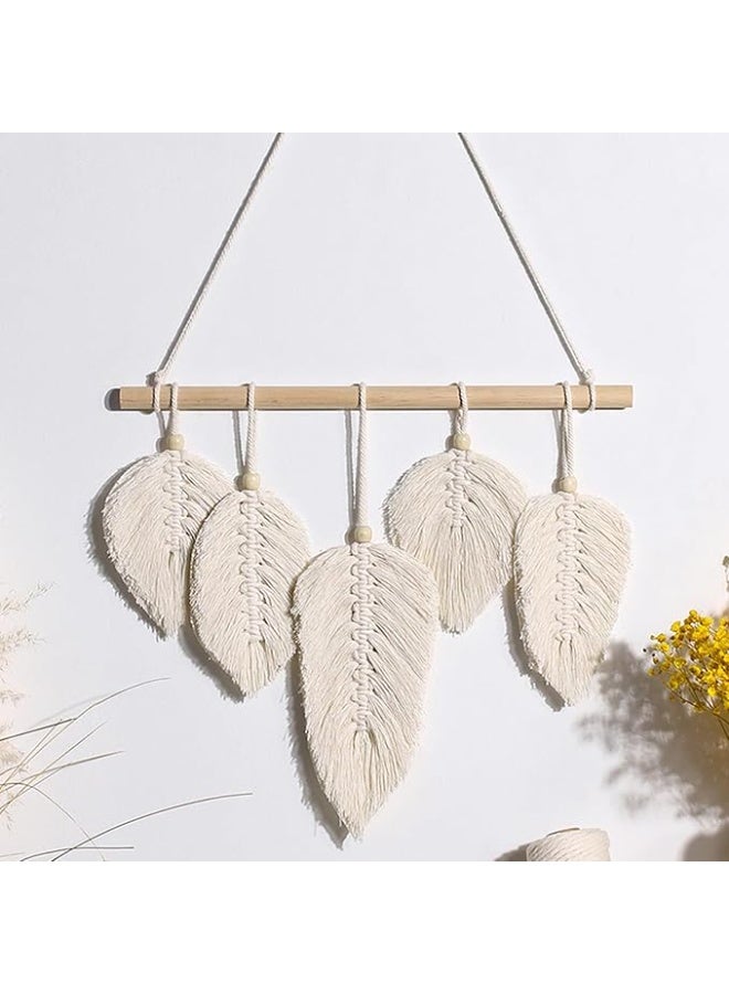 انتيكيانو مكرمية مصنوعة يدويًا للتعليق على الحائط ، ديكور حائط بوهو، زينة قطنية، ديكور بوهو لغرفة النوم/غرفة المعيشة/الشقة/الشرفة، ديكور حائط محبوك يدويًا - Image 1