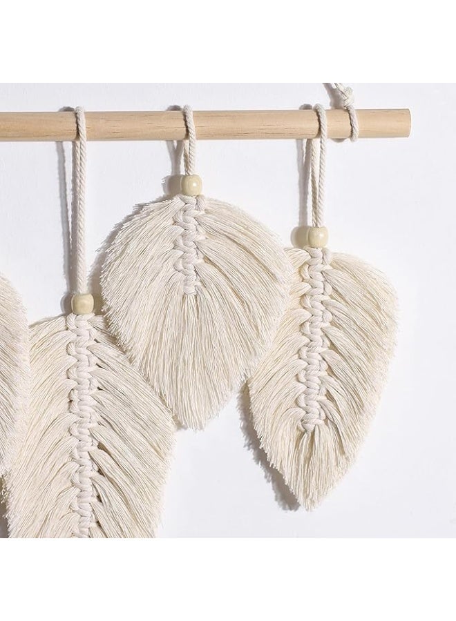 انتيكيانو مكرمية مصنوعة يدويًا للتعليق على الحائط ، ديكور حائط بوهو، زينة قطنية، ديكور بوهو لغرفة النوم/غرفة المعيشة/الشقة/الشرفة، ديكور حائط محبوك يدويًا - Image 2