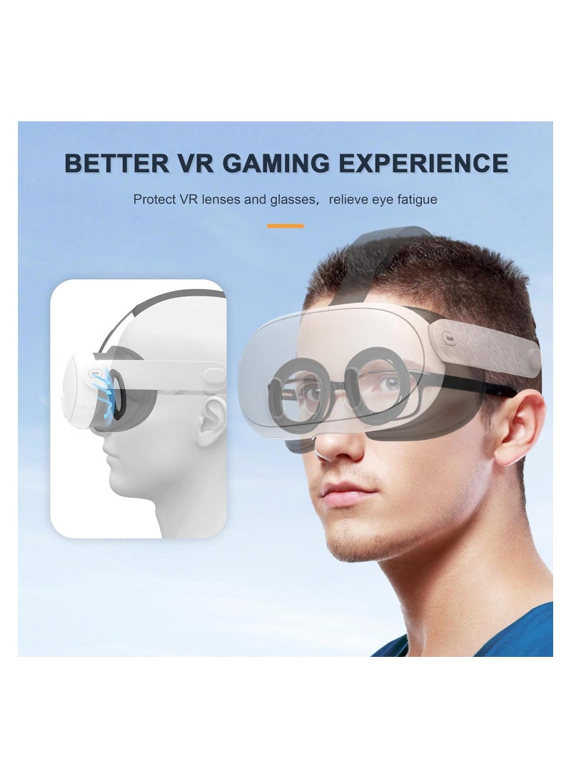 Glasses Spacer Protector for Meta Quest 3, Blue Light Blocking Glasses for Oculus Quest 3, VR Protector Accessories Anti-Scratch Ring Prevent Eyeglass from Scratching for Meta Quest 3 - Image 2