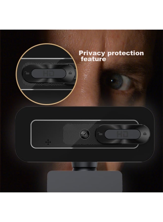 Gesobyte Jixuan C510 2k Hd Webcam For Video Calls, Conferences, Online Teaching, Home Use, Exams, Postgraduate Entrance Exams, Laptop And Desktop Computer, Usb Plug-and With Built-in Microphone - Image 4