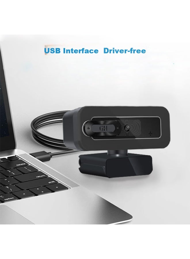 Gesobyte Jixuan C510 2k Hd Webcam For Video Calls, Conferences, Online Teaching, Home Use, Exams, Postgraduate Entrance Exams, Laptop And Desktop Computer, Usb Plug-and With Built-in Microphone - Image 2