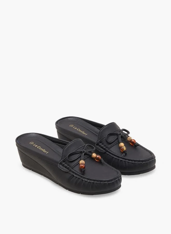 Le Confort BLACK Women Slip-On Comfort Mules for Women | Best Price UAE