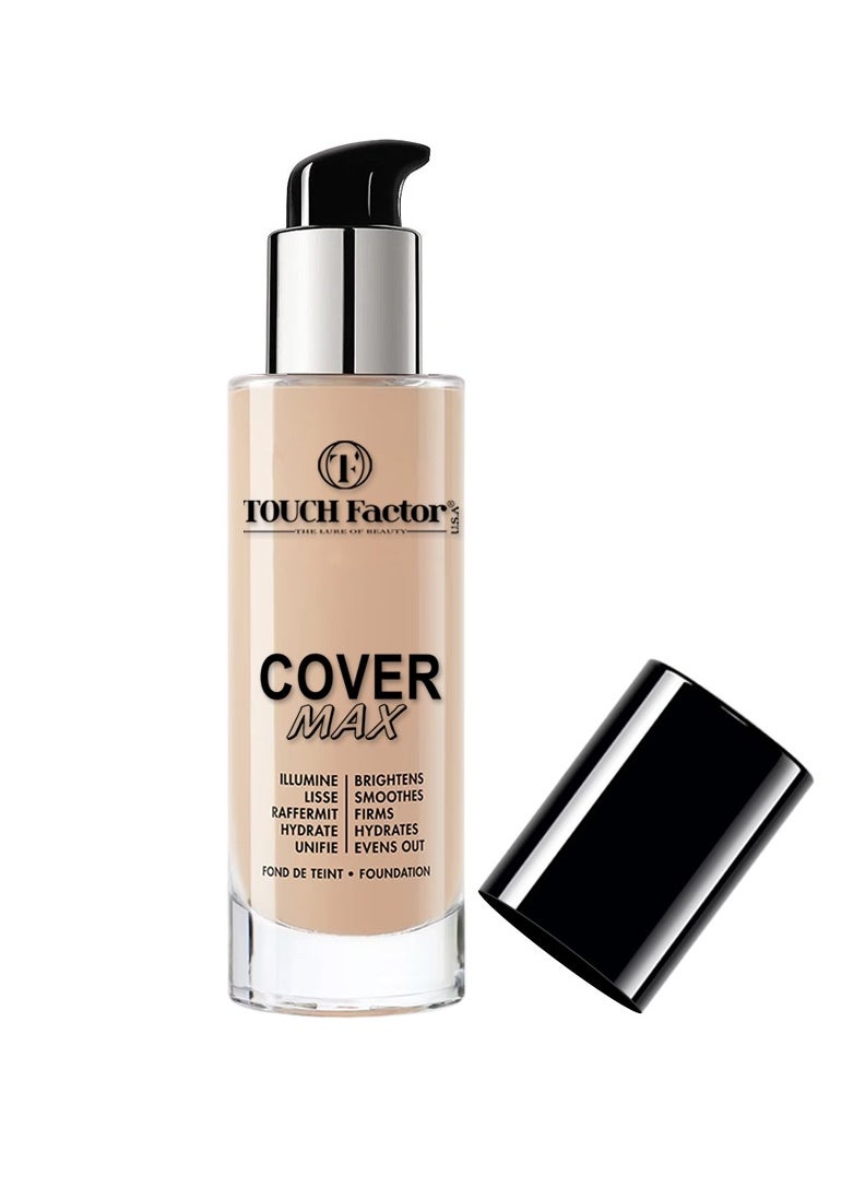 Touch Factor Liquid Foundation-COVER MAX the Lasting Performance  - Image 1