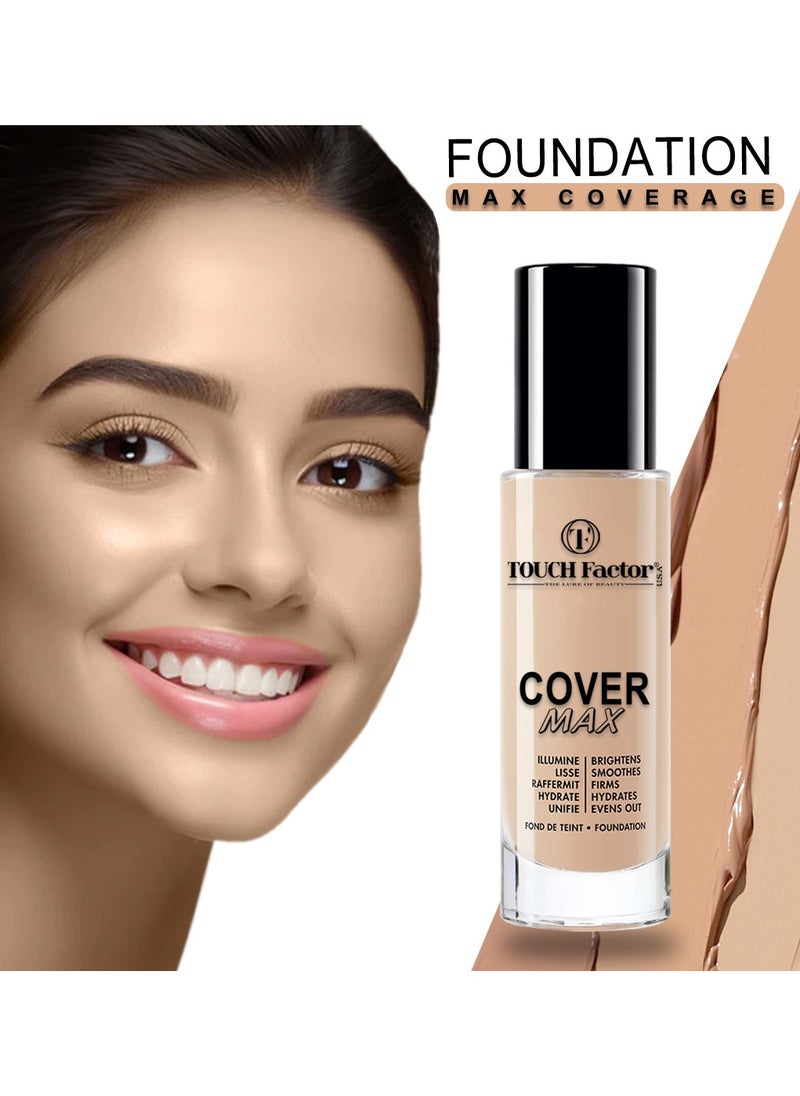 Touch Factor Liquid Foundation-COVER MAX the Lasting Performance  - Image 3