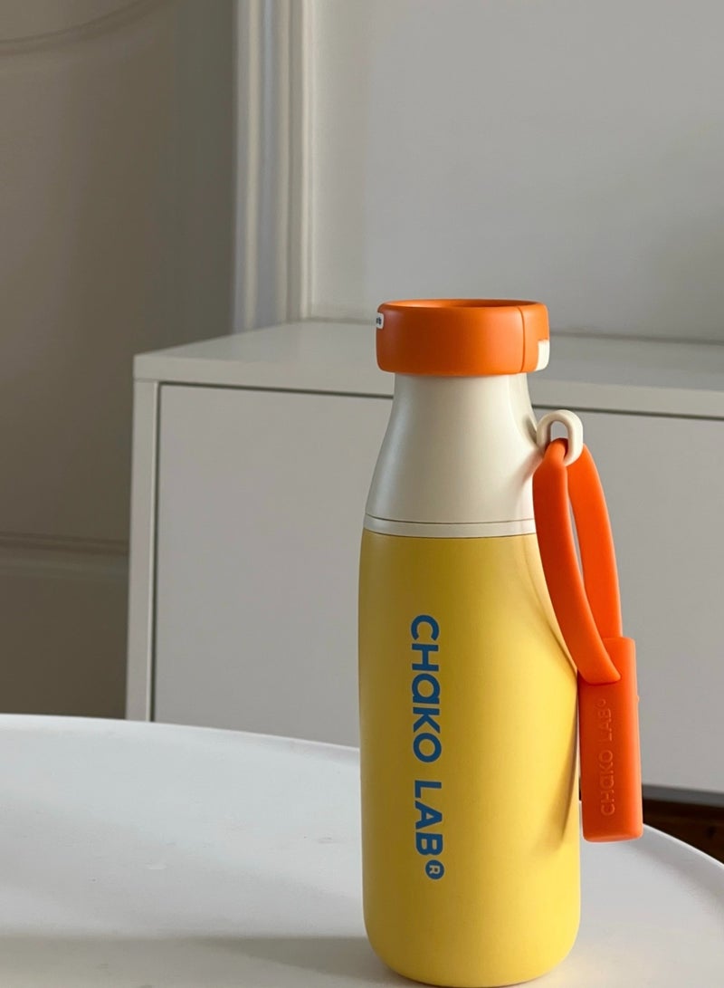 تشاكو لاب CHAKO LAB عالي القيمة زجاجة العزل مع اثنين من طرق الشرب، وسهلة المحمولة، 520ML - Image 5