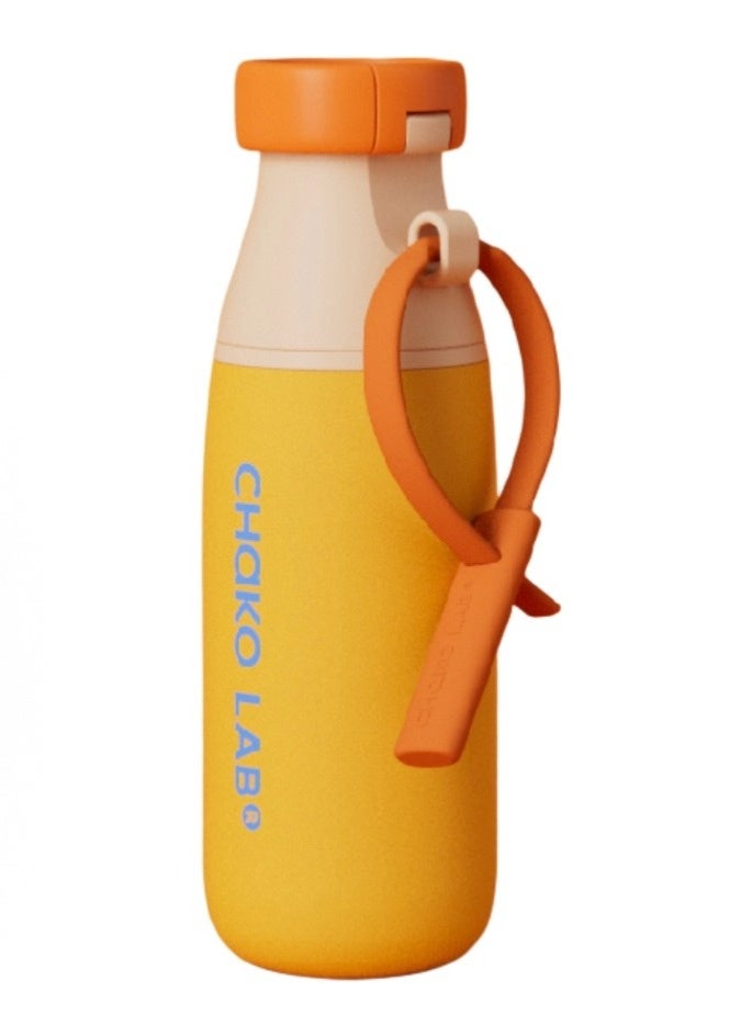 تشاكو لاب CHAKO LAB عالي القيمة زجاجة العزل مع اثنين من طرق الشرب، وسهلة المحمولة، 520ML - Image 1