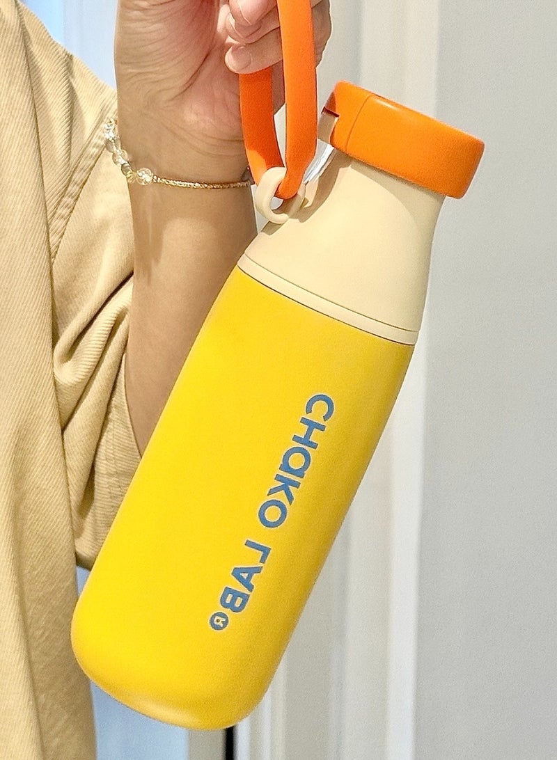 تشاكو لاب CHAKO LAB عالي القيمة زجاجة العزل مع اثنين من طرق الشرب، وسهلة المحمولة، 520ML - Image 2