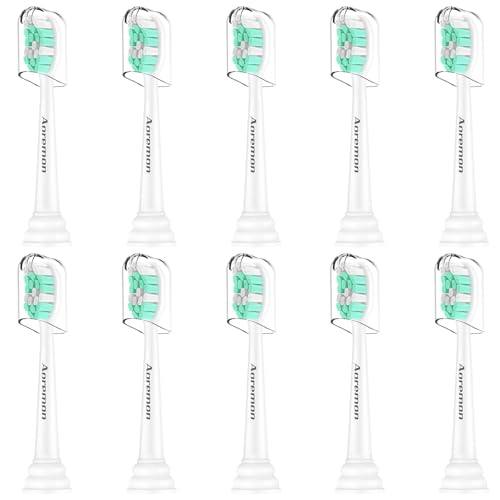 Aoremon Toothbrush Replacement Heads for Philips Sonicare Replacement Heads - Standard Toothbrush Head Compatible with Most Phillips Sonicare Click-on Electric Toothbrushes - Image 1