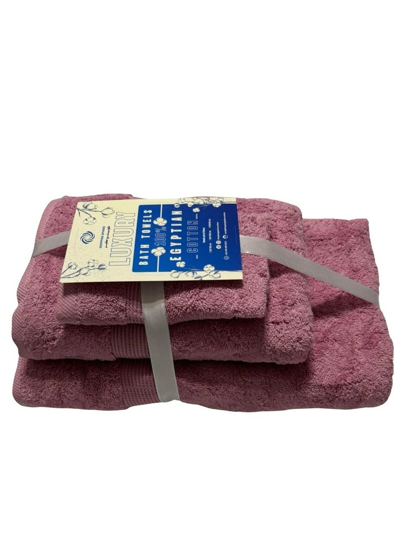 Jacquarddina Set of Bath Towels Kashmir (3 Luxuary Towels: 30X30cm & 50X100cm & 70X140cm) 100% Egyptian Cotton - pzsku/ZB84485BF7F01C5ABE502Z/45/_/1719150518/ca551004-661c-4256-bb42-c0ea528a0126