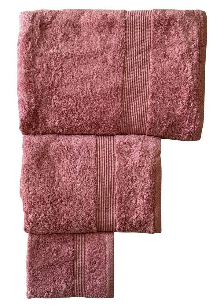 Jacquarddina Set of Bath Towels Kashmir (3 Luxuary Towels: 30X30cm & 50X100cm & 70X140cm) 100% Egyptian Cotton - pzsku/ZB84485BF7F01C5ABE502Z/45/_/1719150630/20810b23-3e99-41b5-8895-6be375c642b3