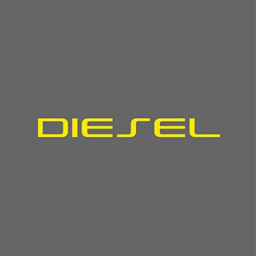 Careflection Diesel Stickers for Car Tank Fuel Lid Vinyl Decal (Yellow) - Image 1