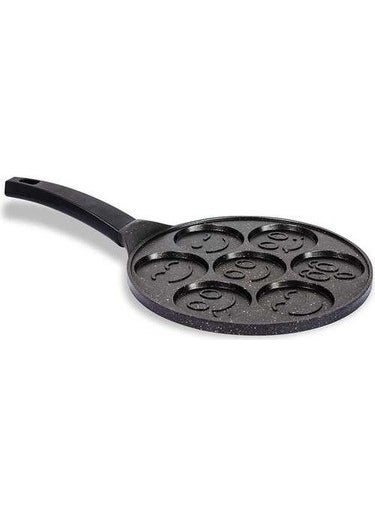 Zetmon - Face Emoji Granite Cast Pancake Pan 28 cm - Image 1