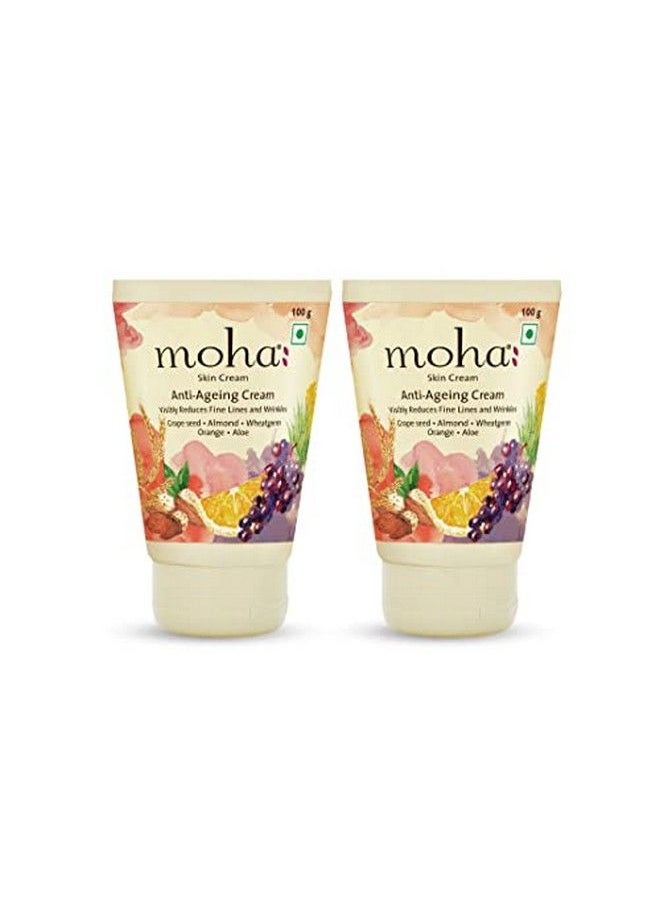Anti Ageing Skin Cream For Youthful & Glowing Skin With The Blend Of Pure Herbal Oils 100Gm To Reduce Fine Lines Wrinkles Pigmentation Dark Spots ; Suitable For All Skin Types (Pack Of 1)