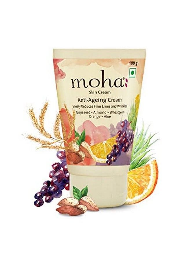 Anti Ageing Skin Cream For Youthful & Glowing Skin With The Blend Of Pure Herbal Oils 100Gm To Reduce Fine Lines Wrinkles Pigmentation Dark Spots ; Suitable For All Skin Types (Pack Of 1)