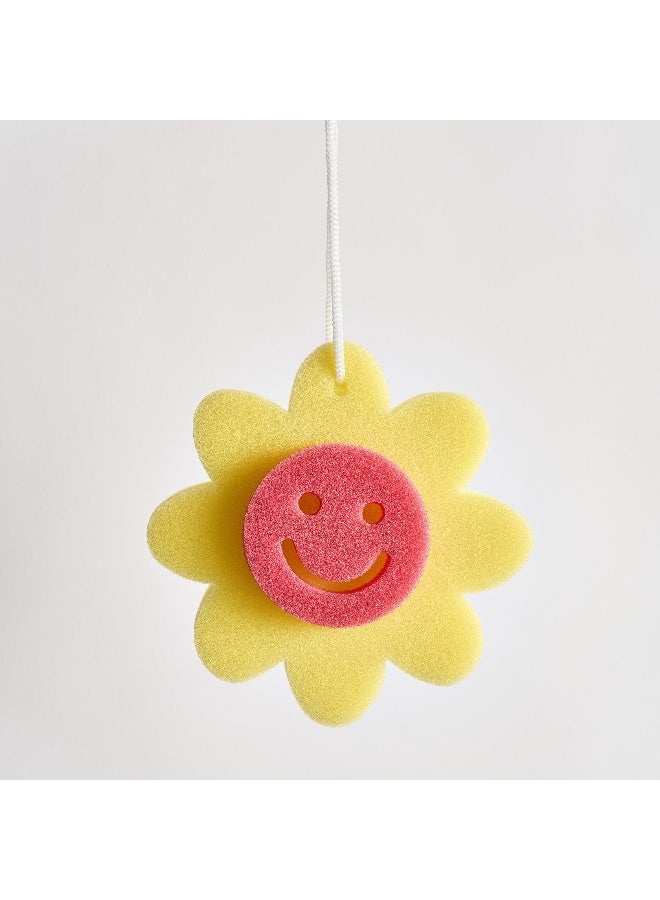 Home Box Sunflower Bath Sponge 13.5 x 13.5 x 3 cm - Image 5