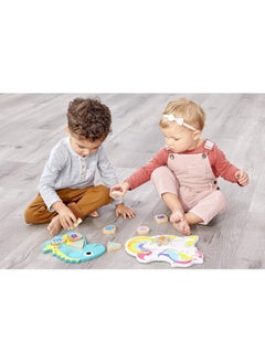 MGA Entertainment Little Tikes Wooden Critters Number Puzzle Llama Corn  - Image 5