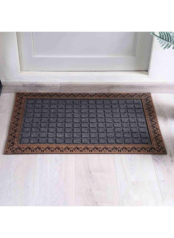 Pan Home Onish Door Mat 55x85Cm-Grey - Image 1