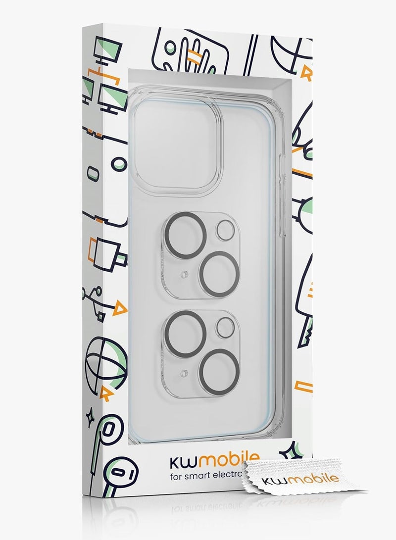 ELTRAZONE iPhone 15 5-in-1 Clear Protection Kit – Includes Case, Screen & Camera Protectors - Image 5