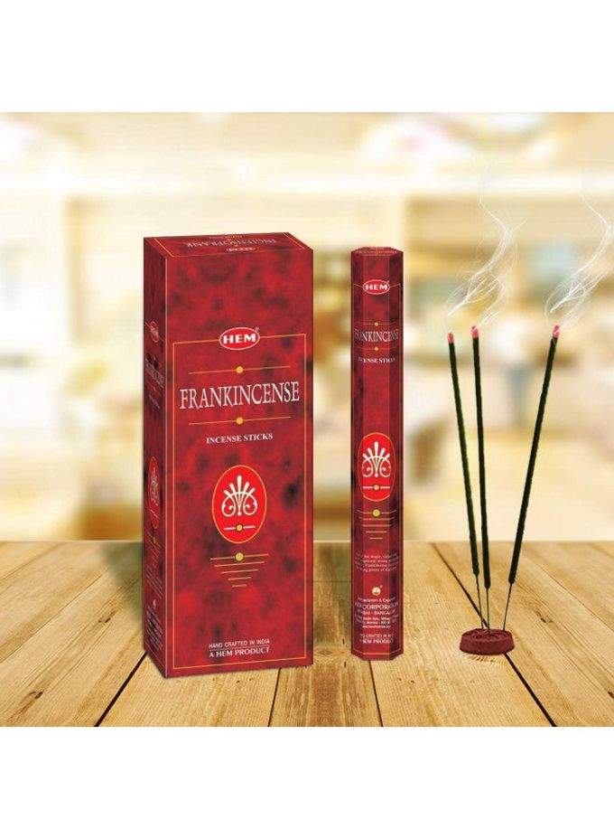 HEM Frankincense Box of Six 20 Sticks Tubes, 120 Sticks Total HEM Incense From India - Image 3